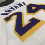 Kobe Bryant 24 White Men's Player Jersey