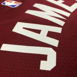 Men's LeBron James Red 2020-21 Swingman Player Jersey - Statement Edition