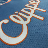 Men's Paul George Blue Team Jersey - 75th Anniversary City Edition