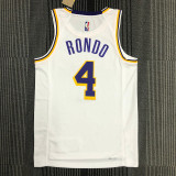 Men's Rajon Rondo White Team Jersey - 75th Anniversary Edition