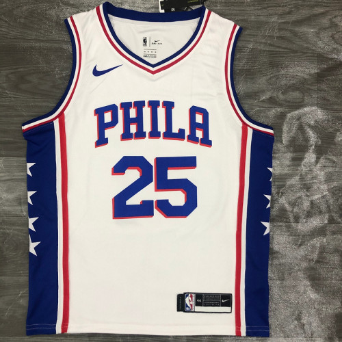 Men's Ben Simmons White 2020-21 Swingman Player Jersey - Association Edition