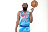 James Harden Men's Blue Player Jersey - Retro Classic Edition