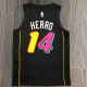 Men's Tyler Herro Black 2021-22 Swingman Team Jersey - City Edition