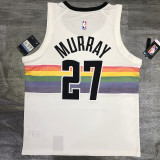 Jamal Murray White Men's Player Jersey-Retro Classic Edition