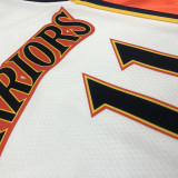Men's Klay Thompson White Swingman Throwback Jersey - Retro Classics Edition