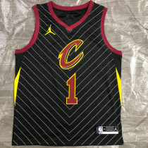 Derrick Rose Men's Black Swingman Team Jersey - Statement Edition
