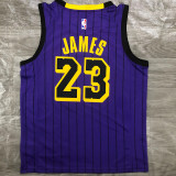 Men's LeBron James 2018-19 Purple Swingman Player Jersey - City Edition