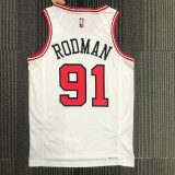 Men's Dennis Rodman White Team Jersey - 75th Anniversary Edition