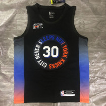 Julius Randle Men's Black Swingman Team Jersey - City Edition