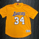 Shaquille O'Neal Men's Yellow Player Jersey - Throwback Edition