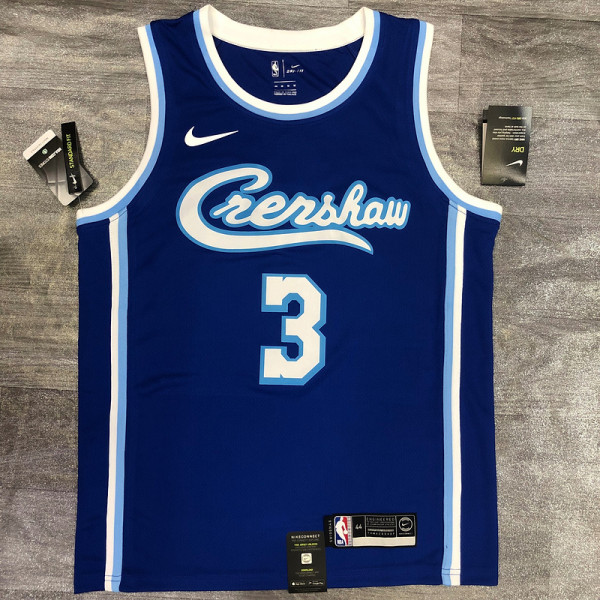 Anthony Davis Men's Blue Player Jersey - Retro Classic Joint Edition