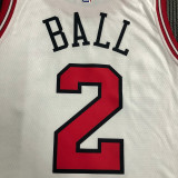 Lonzo Ball Men's White Swingman Team Jersey - Association Edition