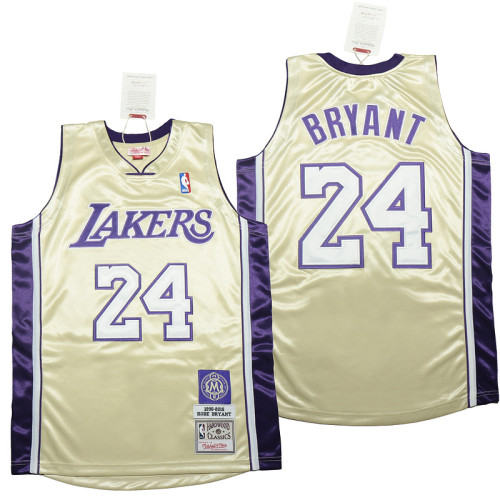 Kobe Bryant Gold Hall of Fame Class of 2020 #24 Authentic Retro Classics Jersey