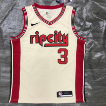 Men's C.J. McCollum 2019-20 Cream Swingman Player Jersey - City Edition