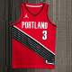 Men's C.J. McCollum Red Team Jersey - Statement Edition