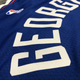 Men's Paul George Royal 2020-21 Player Jersey - Icon Edition