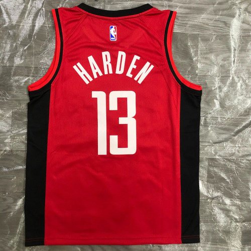 James Harden Men's Red Swingman Team Jersey - Icon Edition
