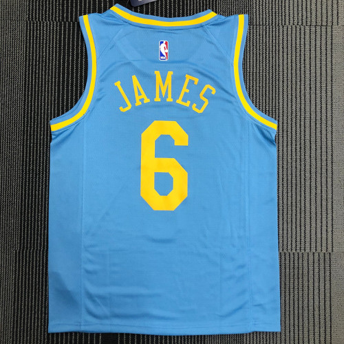 LeBron James Men's Blue Swingman Team Jersey - MPLS Classical Edition