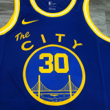 Stephen Curry Men's Blue Player Jersey - Classic Edition