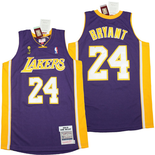 Kobe Bryant #24 Purple 2008-09 Retro Classics Authentic Jersey