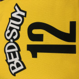 Men's Kevin Durant Yellow Swingman Player Jersey - Spread Love