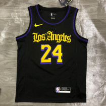 Men's Kobe Bryant 2020-21 Black Swingman Player Jersey - Noche Latina