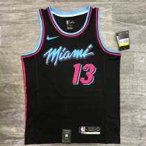 Men's Bam Adebayo 2020-21 Black Swingman Player Jersey – City Edition