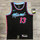 Men's Bam Adebayo 2020-21 Black Swingman Player Jersey – City Edition