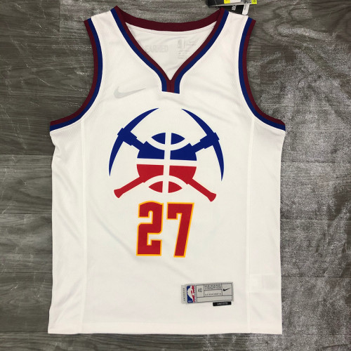 Men's Jamal Murray White 2020-21 Swingman Player Jersey – Earned Edition