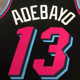 Men's Bam Adebayo 2020-21 Black Swingman Player Jersey – City Edition