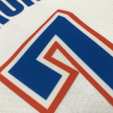 Carmelo Anthony Men's White Swingman Team Jersey - Association Edition