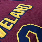 Men's Kyrie Irving Maroon Swingman Player Jersey - Icon Edition
