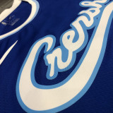 Kyle Kuzma Men's Blue Player Jersey - Retro Classic Joint Edition