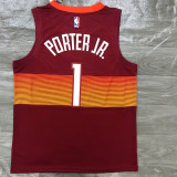 Men's Michael Porter Jr. Red 2020-21 Swingman Player Jersey – City Edition