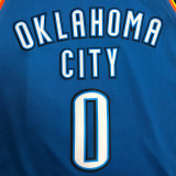 Russell Westbrook Men's Blue Swingman Team Jersey - Icon Edition