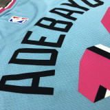 Bam Adebayo Men's Blue Player Jersey - Classic Edition