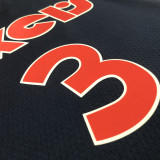 Men's Allen Iverson Black Team Jersey - 75th Anniversary City Edition