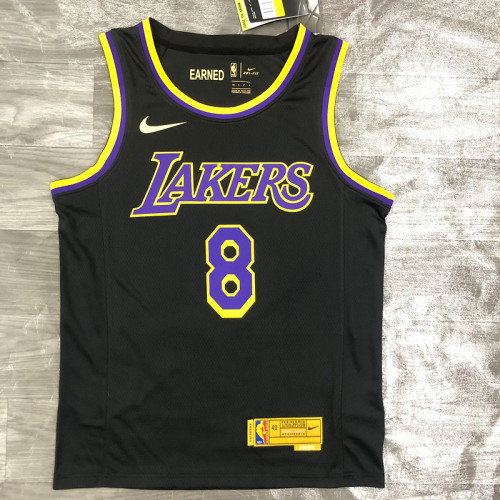 Men's Kobe Bryant 2020-21 Black Swingman Player Jersey - Earned Edition