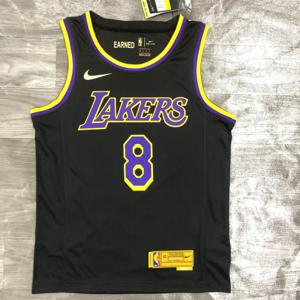 Men's Kobe Bryant 2020-21 Black Swingman Player Jersey - Earned Edition