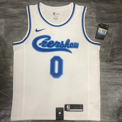 Kyle Kuzma Men's White Player Jersey - Retro Classic Joint Edition