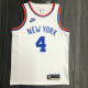 Derrick Rose Men's White 2021-22 75th Anniversary Jersey - Classic Edition