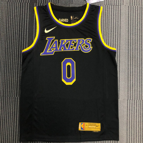 Russell Westbrook Men's Black Swingman Team Jersey - Earned Edition