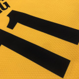 Men's Kyrie Irving Yellow Swingman Player Jersey - Spread Love