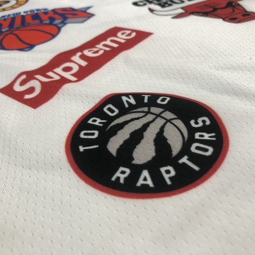 Men's Co-branded White Swingman Player Jersey - Limited Edition