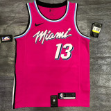 Bam Adebayo Men's Pink Player Jersey - Classic Edition