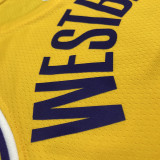 Russell Westbrook Men's Yellow Swingman Team Jersey - Icon Edition