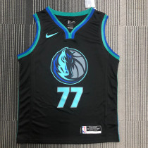 Luka Dončić Men's Black Swingman Team Jersey - City Edition