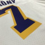 Carmelo Anthony Men's White Swingman Team Jersey - Retro Classic Edition