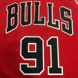 Dennis Rodman Men's Red Swingman Team Jersey - Icon Edition