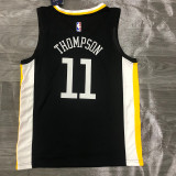 Men's Klay Thompson V-neck Black Player Jersey - Statement Edition